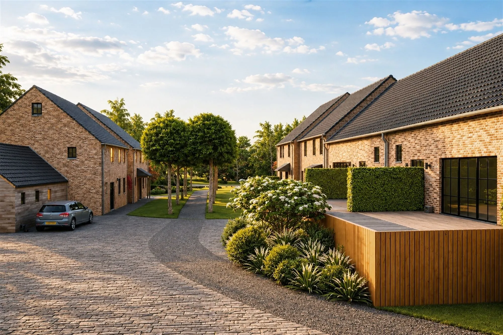 Maisons neuves à vendre à Chaumont-Gistoux dans le projet Les Jardins d’Inchebroux