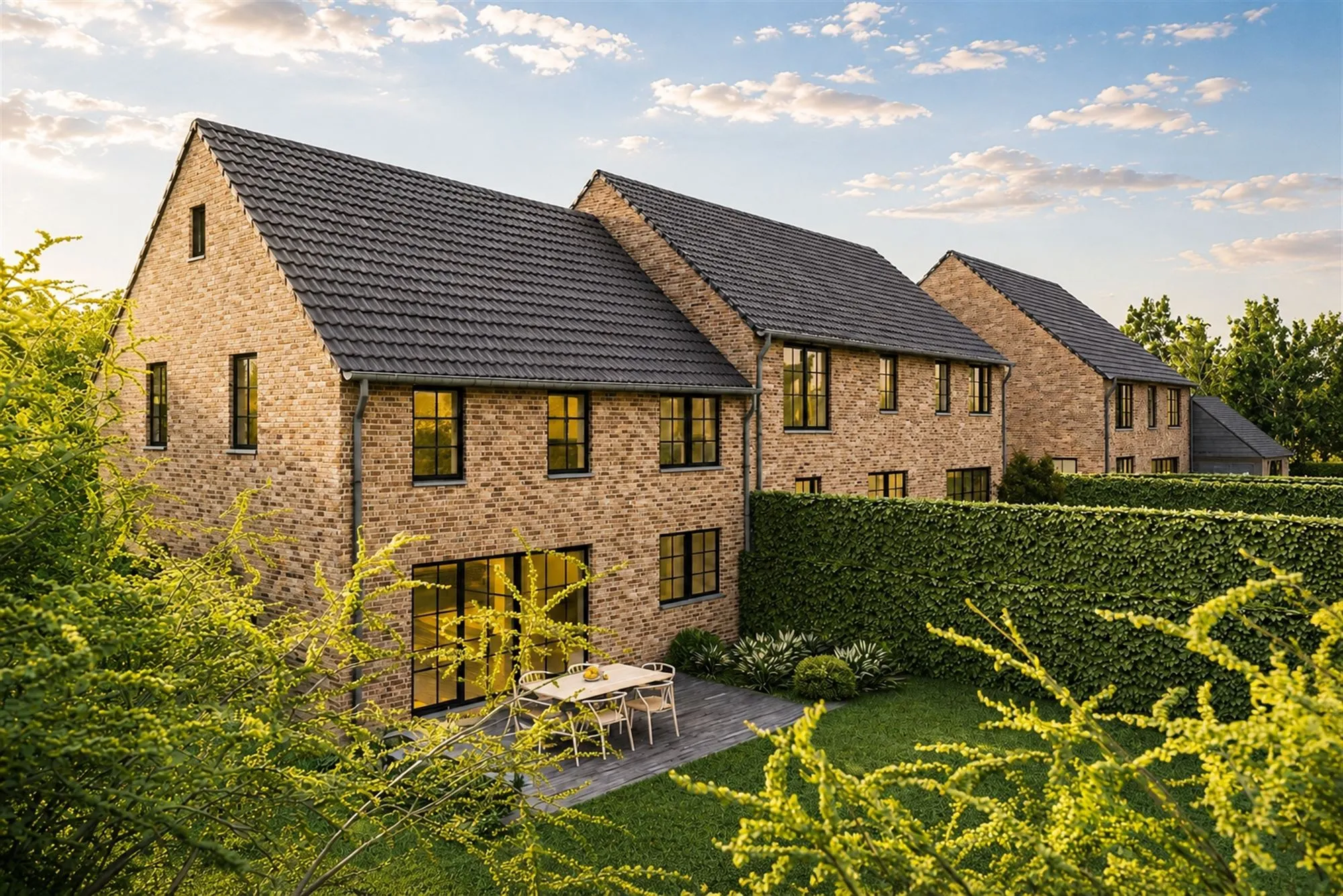 Maisons neuves à vendre à Chaumont-Gistoux dans le projet Les Jardins d’Inchebroux